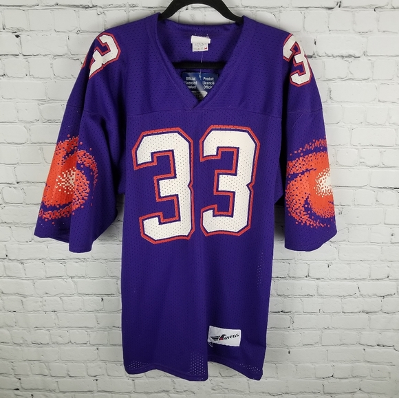 RAVENS ATHLETIC | vintage #33 Tony Baker 1991-92 WLAF Frankfurt Galaxy jersey - Picture 2 of 8
